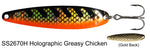 SS Super Slim Spoon SS2670H Gold Greasy Chicken Holographic