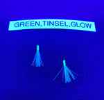 TTC FLY-2pk GREEN,TINSEL,GLOW  sz6