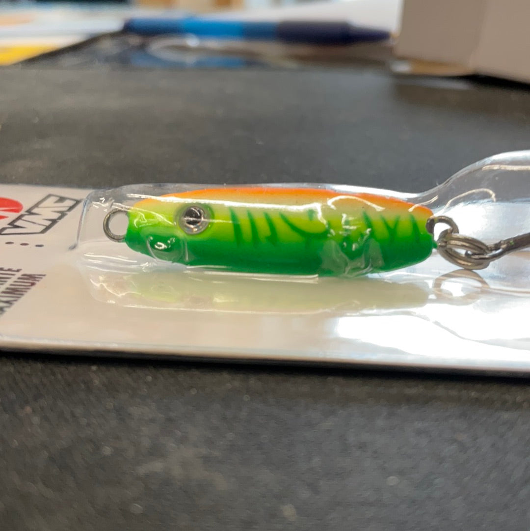 Rattle Spoon 1/8oz Glow Green Fire UV