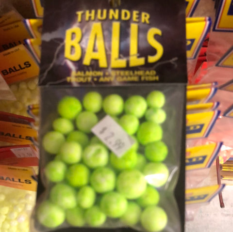 SparrNone Thunder Balls Large Speckled chartreuse