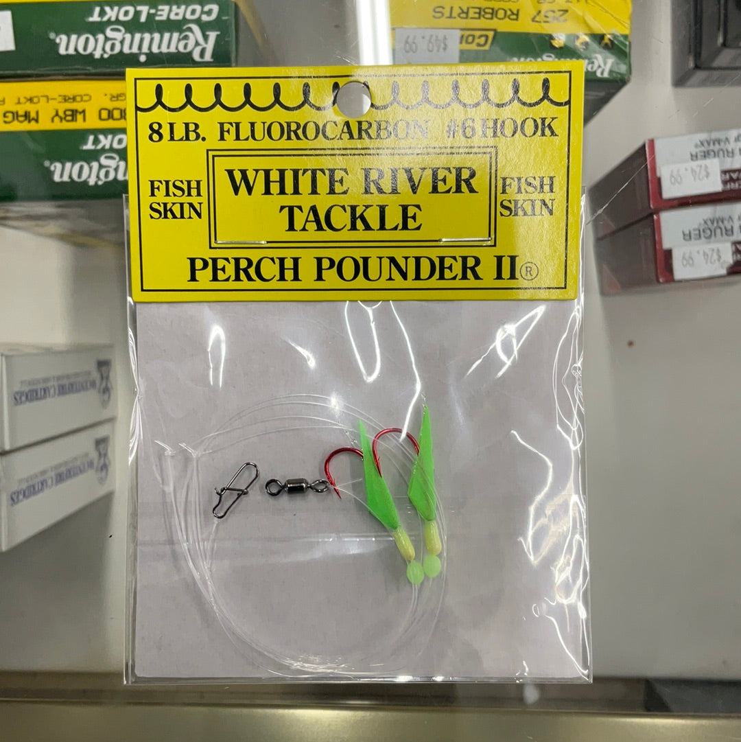 Perch Pounder II - #14 Gold with Chartreuse Head