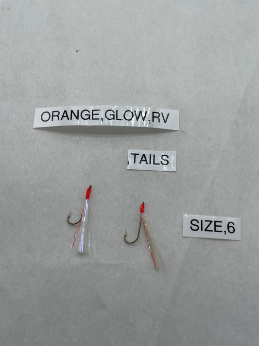 TTC FLY- 2pk ORANGE,GLOW,RV,TAILS sz6