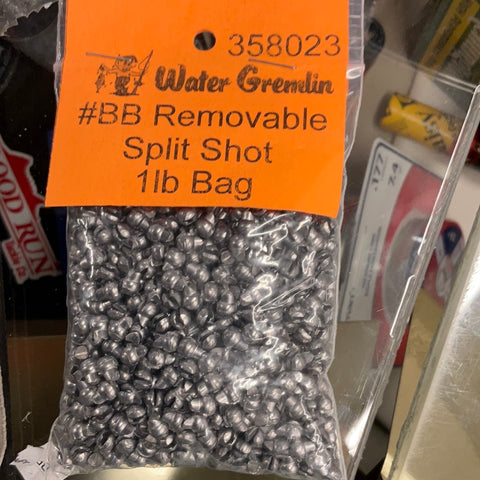 BB Removable split shot 1lb bag – Tangled Tackle Co