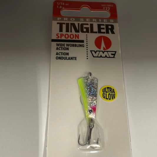 VMC Tingler Spoon 1/16 Glo Cht Shiner