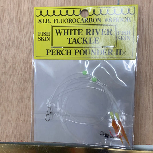 White River Tackle Perch Pounder Orange and Chartreuse