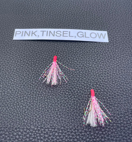 TTC FLY-2pk PINK,TINSEL,GLOW  sz6