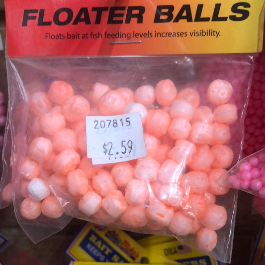 Raw Orange floater balls