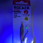 VMC Rocker Spoon 3/16 Glow Blue Shiner