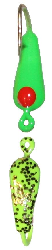 K & E Moon Glow Jig Sz 12 Green Glow