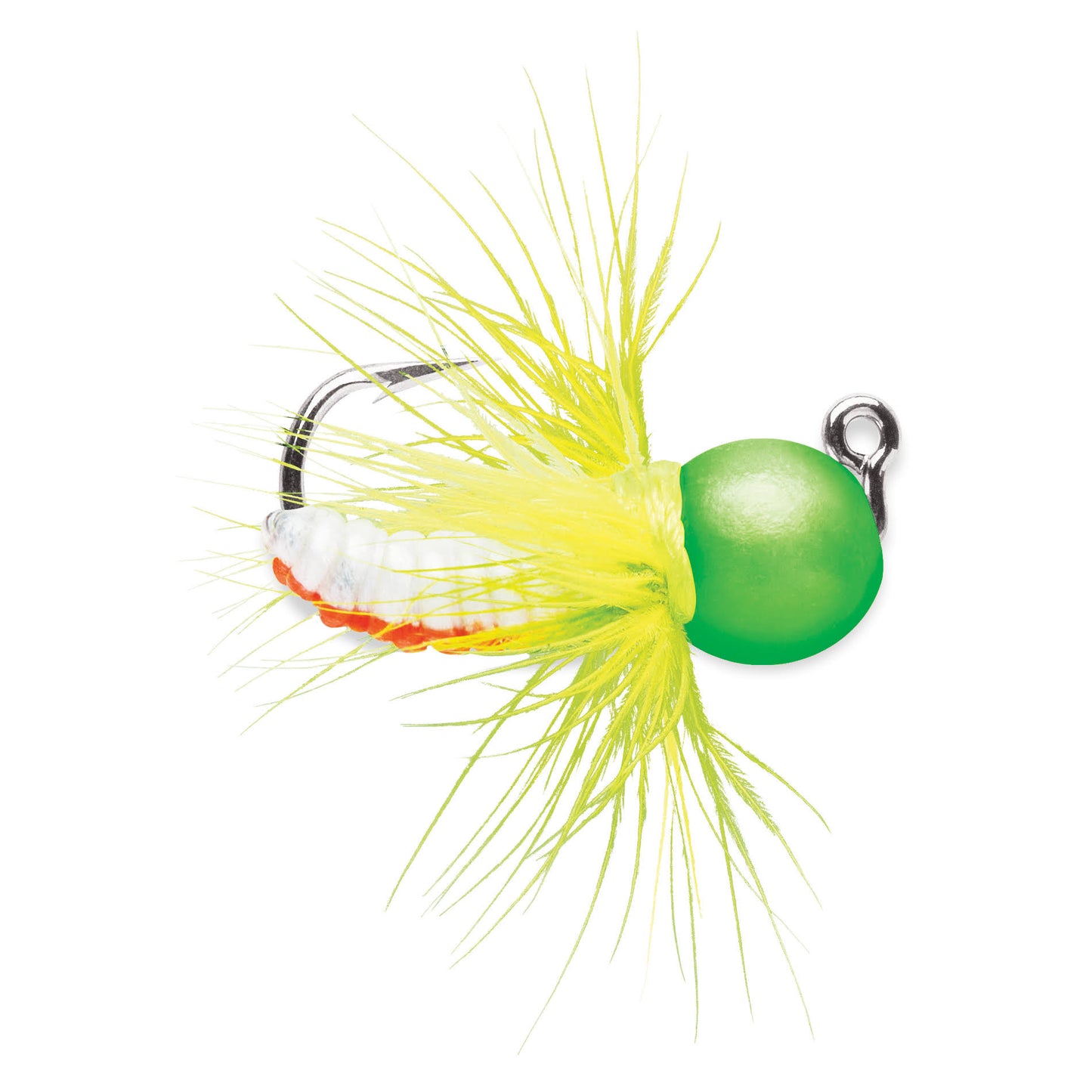 Tungsten Fly Jig 1/16oz #10 Green Orange Glow