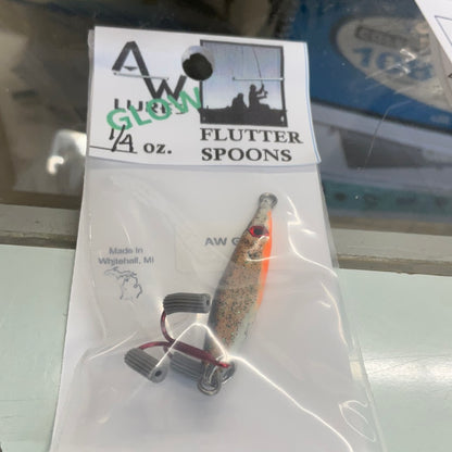 A & W Lures 1/4oz Flutter Spoon Goby