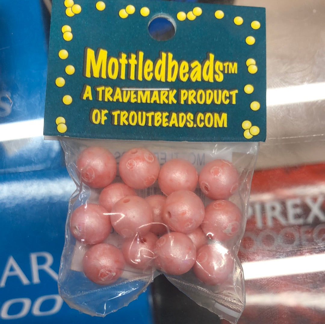 MottledBeads 10mm Salmon Pearl-15