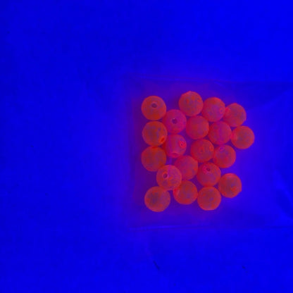 Lutke Tackle Armor Bead 8mm U.V. U.V. Orange Blitz