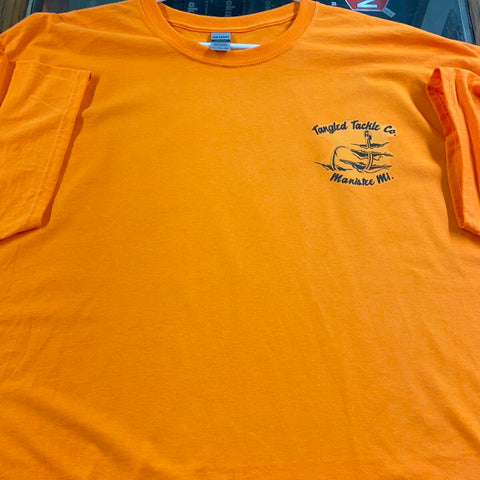 Tangled Tackle “orange” T-shirt