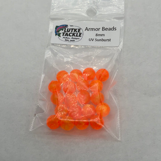 Lutke Tackle Armor Bead 8mm U.V. Sunburst