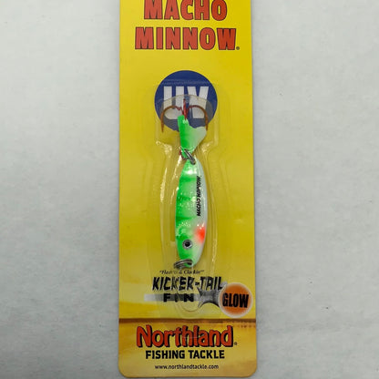 Macho Minnow 1/4oz UV Glow Perch