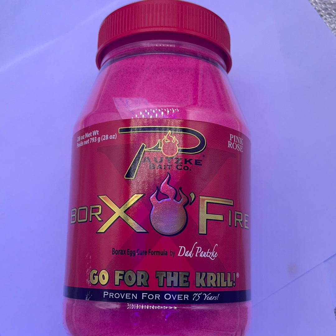 Pautzke Balls O Fire Cure Borxo Pink 28oz