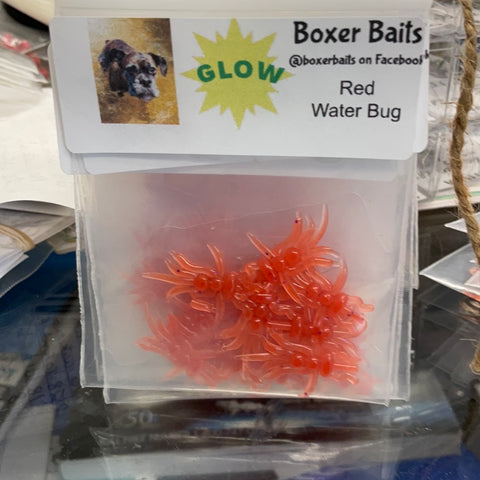 Boxer Baits Water Bug Red