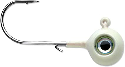 VMC Neon Moon Eye Jig - 1 oz - Glow 4 count