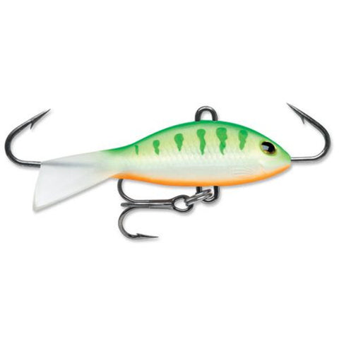 Rapala JIGGING SHAD RAP 1-1/2" 3/16 OZ GREEN TIGER UV