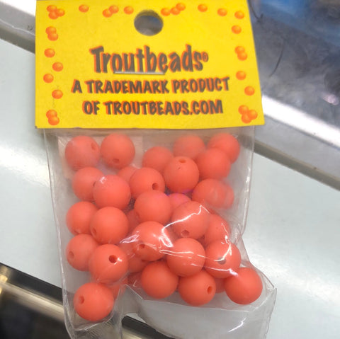 Trout Beads 8mm Dark Peach-40