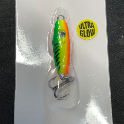 Rattle Spoon 1/16oz Glow Fire Tiger