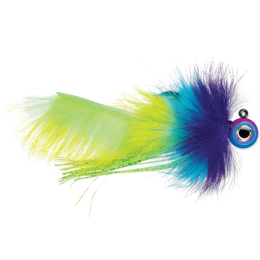 VMC Twitchin' Jig - 1/2 oz - Glow Sideshow UV