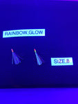 TTC FLY-2pk RAINBOW, GLOW  sz8