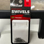 RebelFin BLACK BARREL SWIVELS SIZE 10