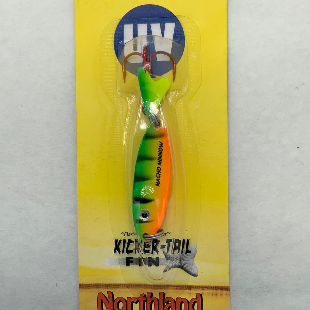 Macho Minnow 1/4oz UV Firetiger