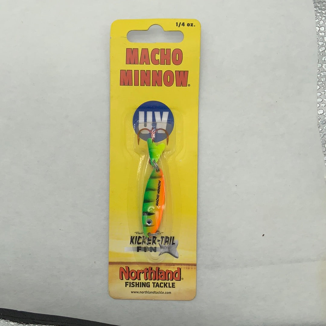 Macho Minnow 1/4oz UV Firetiger