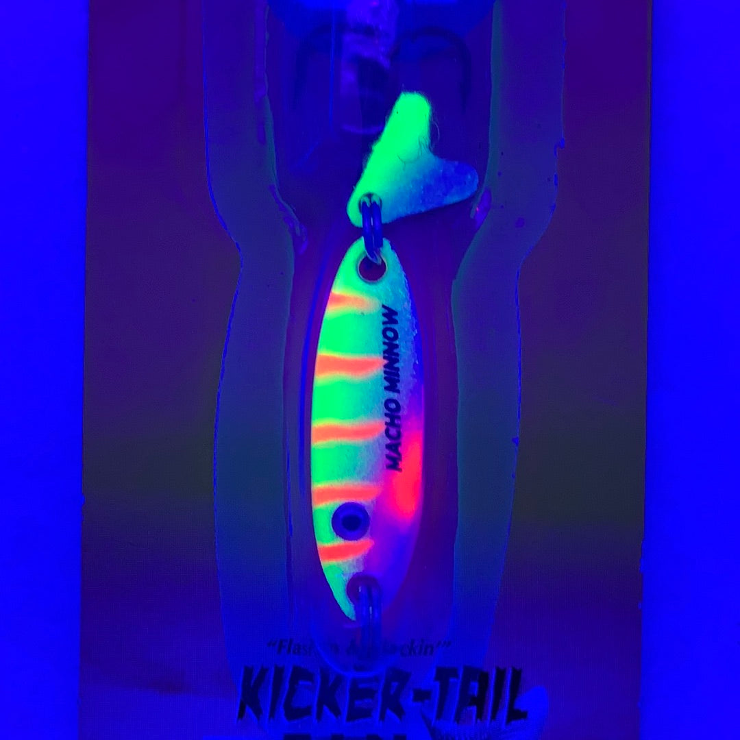 Macho Minnow 1/8oz UV Electric Perch