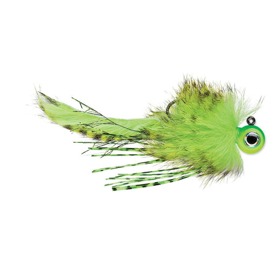 VMC Twitchin' Jig - 1/2 oz - Glow Green Machine UV