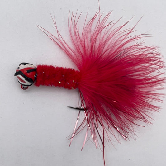 Lutke Tackle Big Red Marabou Jigs