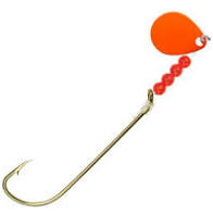 Bear Paw Flicker Snelled Hooks FOLS Sz:8 (Orange Colorado Blade)