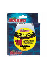 Mason Downrigger Line Assembly 150LB Test 400FT