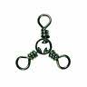 Walker Black 3-Way Swivels Sz:7 Qty:12 BTWS7