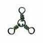 Walker Black 3-Way Swivels Sz:7 Qty:12 BTWS7