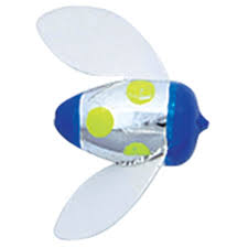 Worden's Spin-n-Glo  SNG.052.DTUB.B12  3 Pk Size 2 Double Trouble UV Blue 271439