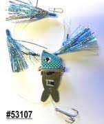 Church Tackle's Shock Wave Rig Part#53107 Chrome/Blue Scales