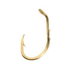 Mustad Sliced Shank Hook Sz8 Qty100 9260D-BR8100