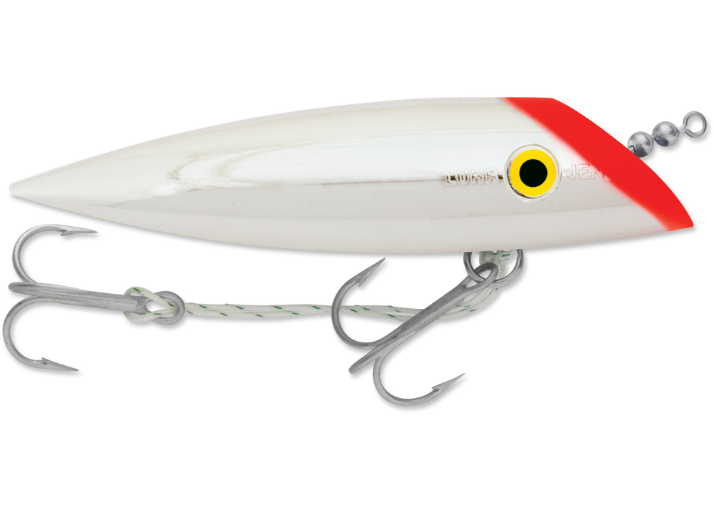 Luhr Jensen J Plug SZ 4 Rattle Silver Cut Plug Red Face