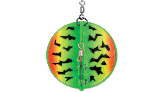 Luhr Jensen Sz 1 Dipsy Diver Everglo Batman/Fire Tiger/Sparkle