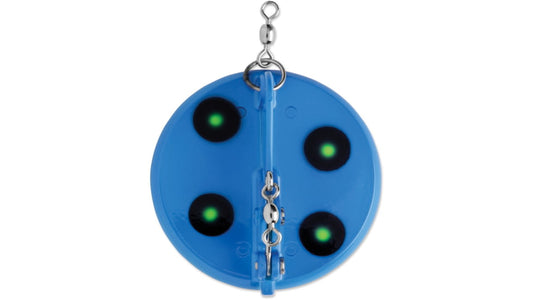 Luhr Jensen Sz1 Dipsy Diver  Blue / Chartreuse UV / Chrome Bottom
