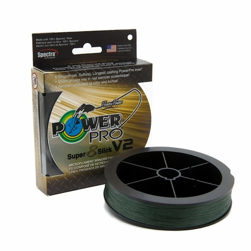 Power Pro Super8Slick V2 Moss Green Braided Line – Tangled Tackle Co