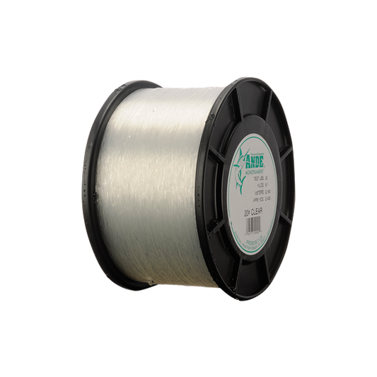Ande Monofilament Fishing Line 1/4 lb Clear Monofilament Line 20 lb test