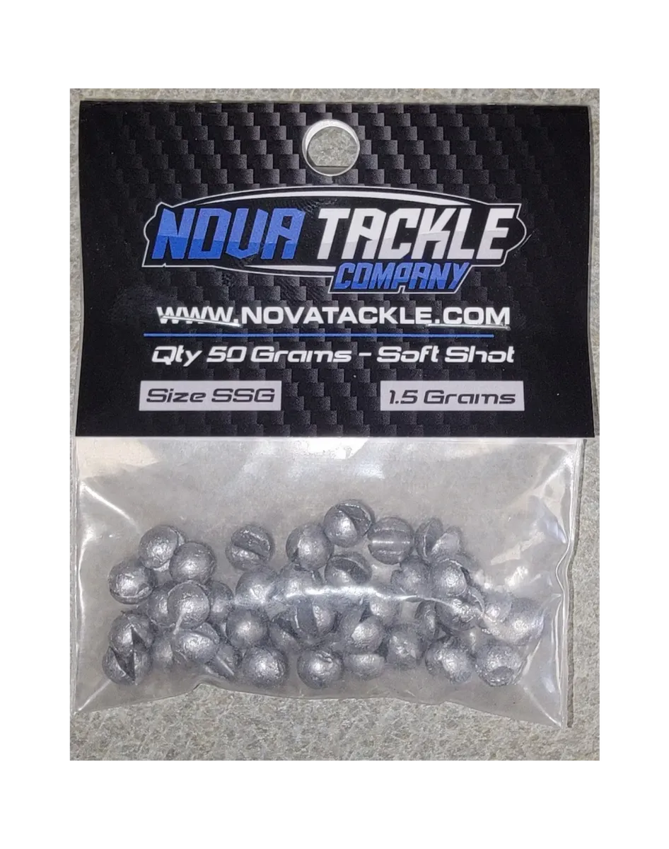 NOVA TACKLE Soft Shot - Split Shot QTY 50 GRAMS