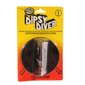 Luhr Jensen Dipsey Diver SZ 1 Black/Black Bottom 5560-001-0084 – Tangled  Tackle Co