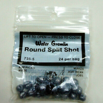 Water Gremlin Split Shot Round  S7355