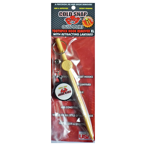 Cold Snap Toothpick Hook Remover with Lanyard – Tangled Tackle